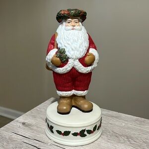 Vintage Japan Sankyo Santa Christmas Music Box “Deck The Halls”